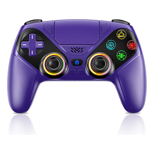Controle sem fio lenisuole para ps5playstation 5 e pc roxo 1