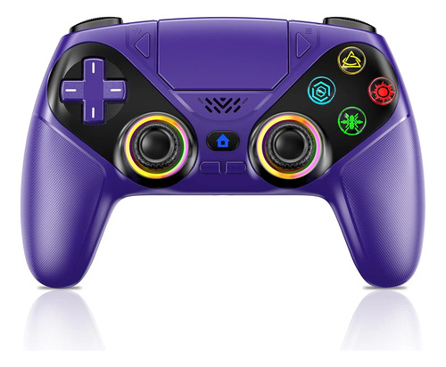 Controle Sem Fio Lenisuole Para Ps5/playstation 5 E Pc Roxo