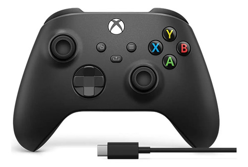 Controle sem fio microsoft xbox one series com cabo usb c pr