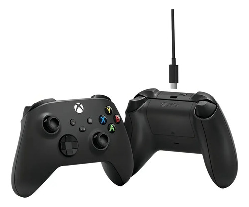 Controle Sem Fio Microsoft Xbox One Series com Cabo USB-C Preto