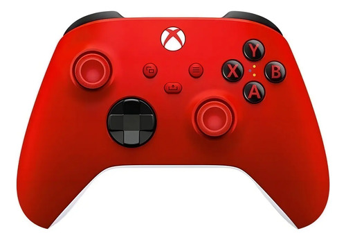 Controle sem fio microsoft xbox series s x one pc pulse red