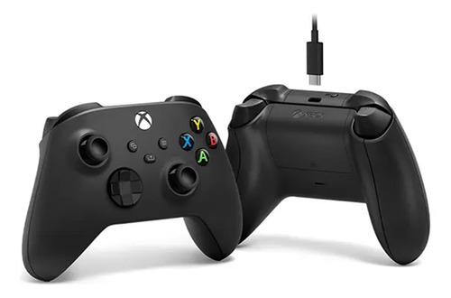 Controle Sem Fio Microsoft Xbox Series X|S Carbon Black, Com Bluetooth e Vibração