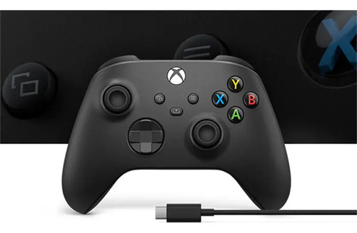 Controle Sem Fio Microsoft Xbox Series X|S Carbon Black, Com Bluetooth e Vibração