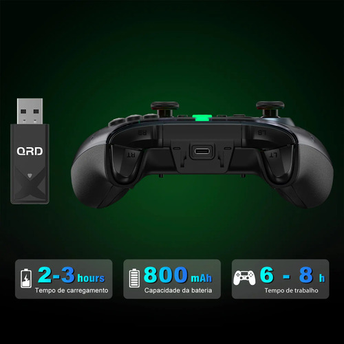 Controle Sem Fio Para Xbox Series X/ S/ One Pc Gamepad 2.4g