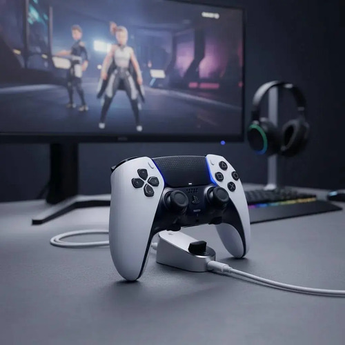 Controle Sony Dualsense Edge Ps5 Cor Branco