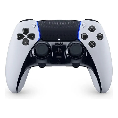 Controle sony dualsense edge ps5 sem fio preto e branco 1