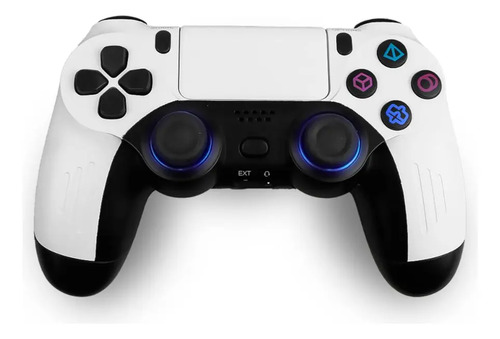 Controle USB Gamer com Fio Knup KP-GM037 PS5 Movimento LED Branco