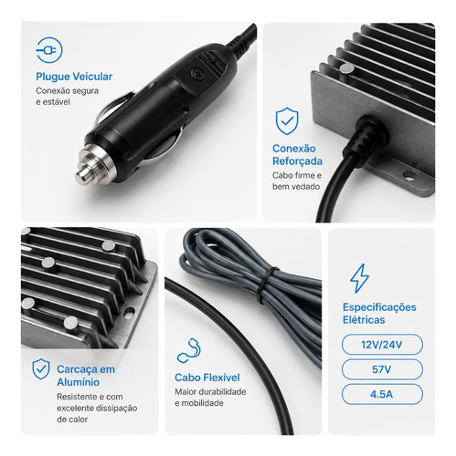 Conversor 12v/24v Para 30v Starlink Mini 3m
