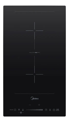 Cooktop 2 bocas de inducao freezone midea cor preto
