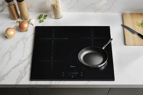 Cooktop 4 Bocas De Indução Even Pro Midea Cor Preto