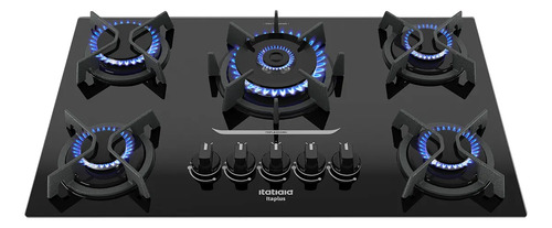 Cooktop 5 bocas mesa de vidro e tripla chama itaplus 1
