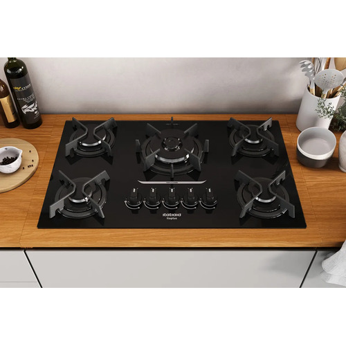 Cooktop 5 Bocas Mesa De Vidro E Tripla Chama Itaplus