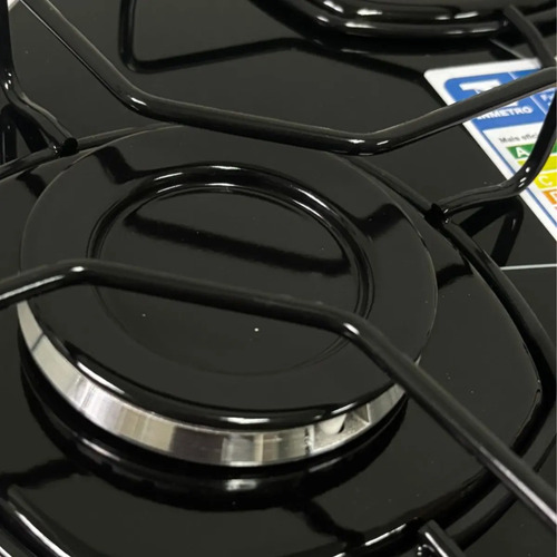 Cooktop Braslar Pop Gás 4 Bocas Mesa Vidro - Cor Preto