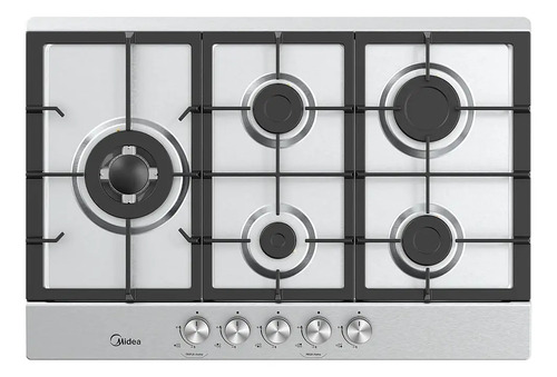 Cooktop cyb5b 5 bocas a gas inox grade de ferro fundido mide