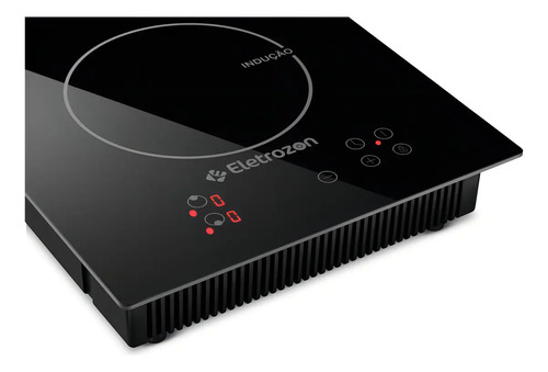 Cooktop De Indução 2 Boca Preto Com Trava De Segurança Painel Touch Screen