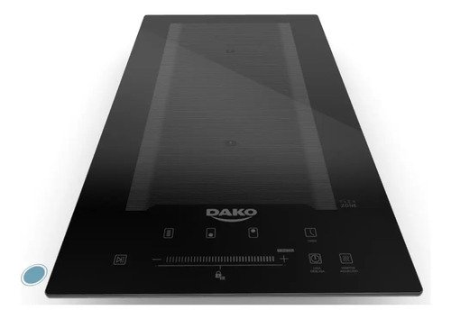 Cooktop De Indução 2 Bocas Dako Com Zona Flexível e 9 Níveis de Potência Mais Turbo