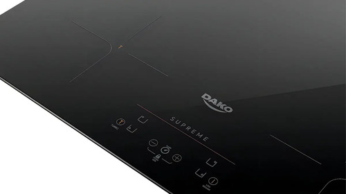 Cooktop de Indução 4 Bocas Dako Supreme Preto com Trava de Segurança 220V