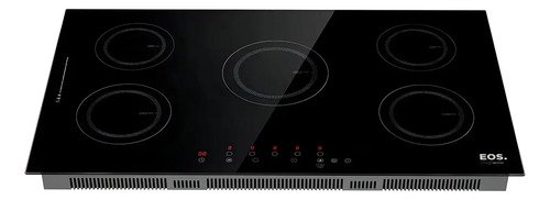 Cooktop de Indução Cinco Bocas EOS 90cm Preto 9500W ECI05EP 220V