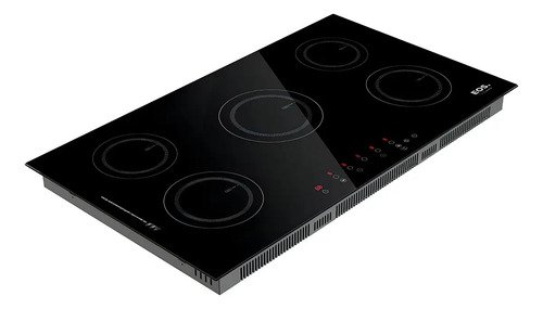 Cooktop de Indução Cinco Bocas EOS 90cm Preto 9500W ECI05EP 220V