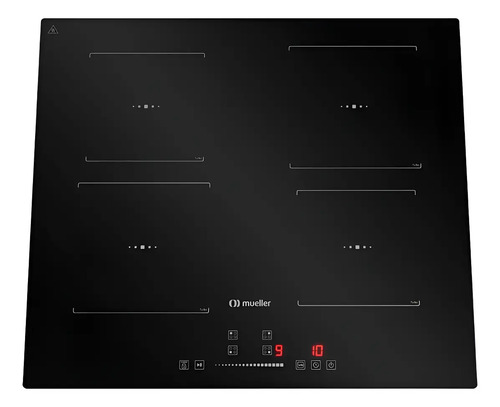 Cooktop de inducao mueller 4 bocas 7200w painel touch preto