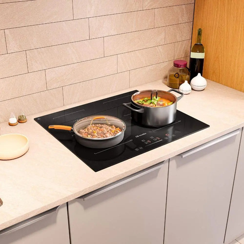 Cooktop de Indução Mueller 4 Bocas 7200W Painel Touch Preto