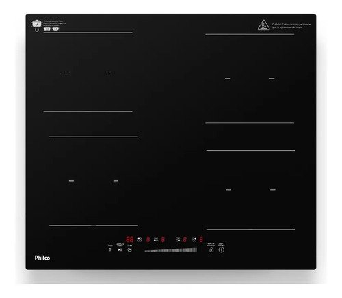 Cooktop De Indução Pctq1 Função Turbo 4 Bocas Philco