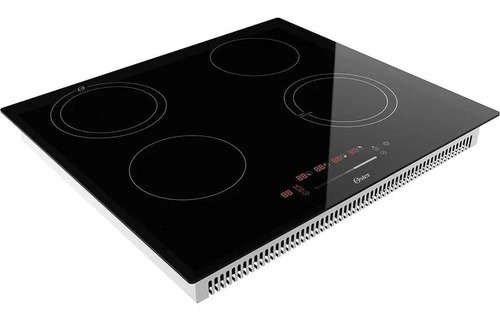 Cooktop inducao 4 bocas touchscreen vidro preto oster