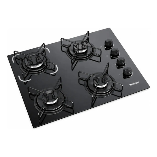 Cooktop itatiaia essencial 4 bocas cor preto 1