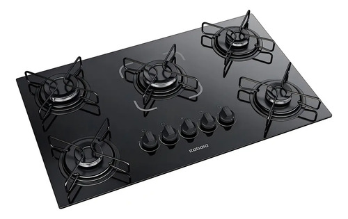 Cooktop itatiaia essencial 5 bocas preto 1