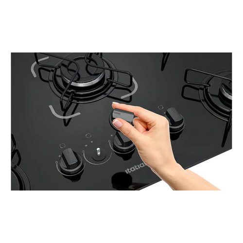 Cooktop Itatiaia Essencial 5 Bocas Preto