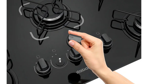 Cooktop Itatiaia Essencial 5 Bocas Preto