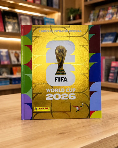 Copa do mundo 2026 album capa dura ouro fifa world cup 2
