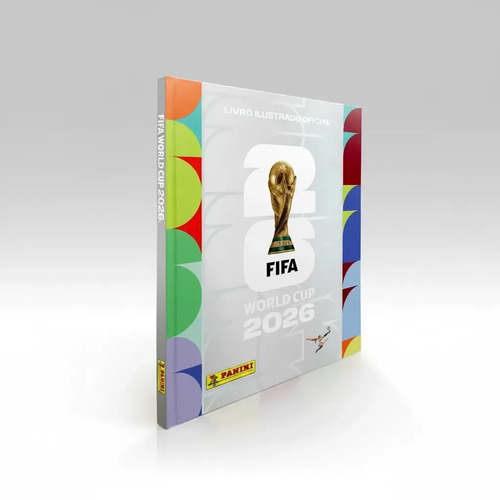 Copa Do Mundo 2026 - Álbum Capa Dura Prata - FIFA WORLD CUP 2026