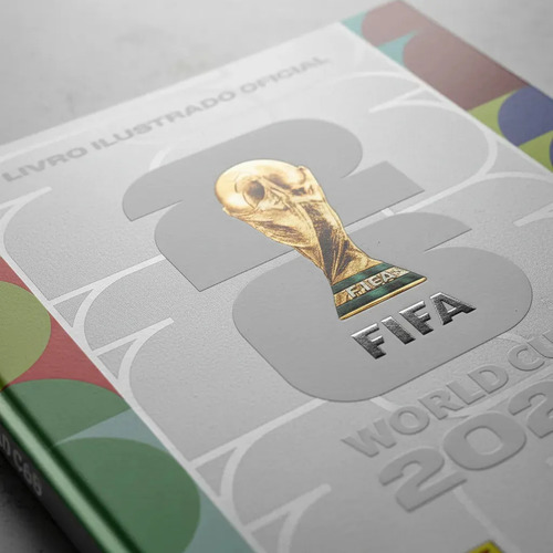 Copa Do Mundo 2026 - Álbum Capa Dura Prata - FIFA WORLD CUP 2026