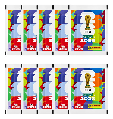 Copa do mundo fifa 2026 70 figurinhas panini 10 envelope
