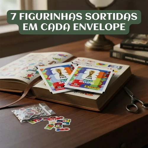 Copa Do Mundo Panini Kit 700 Figurinhas 2026 100 Envelopes