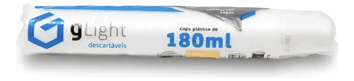 Copo P/ Água Reforçado 180ml Transp Descartável Ps 2500 Uni