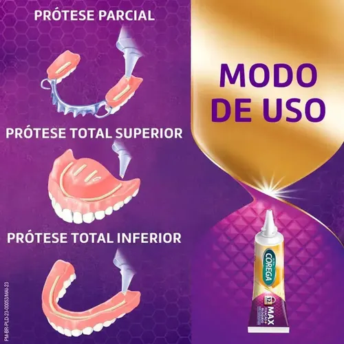 Corega Ultra Creme Max Fixação Sem Sabor Kit Corega 2un. 70g