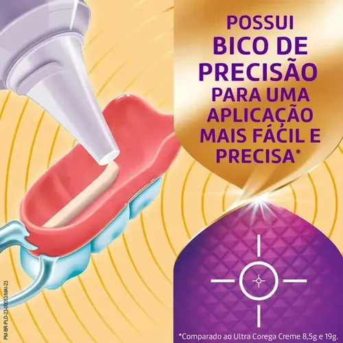 Corega Ultra Creme Max Fixação Sem Sabor Kit Corega 2un. 70g