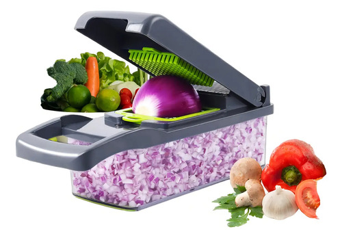 Cortador Picador Fatiador De Legumes E Vegetais 14 Em 1
