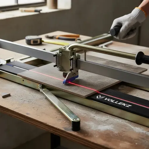 Cortador Porcelanato 120cm Vollekz 23 Rolamentos Com Laser