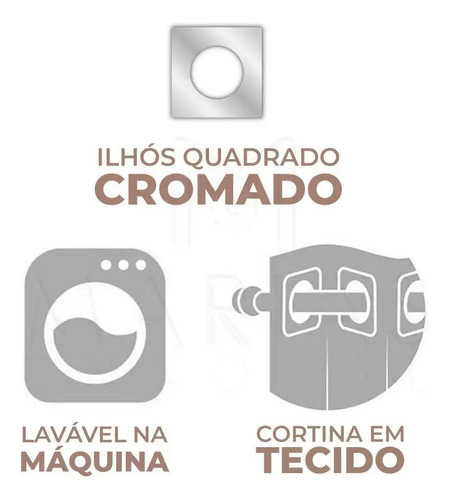 Cortina de Blackout com Voil Liso para varão simples - 4,00 x 2,70