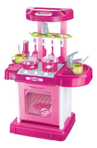 Cozinha De Brinquedo Infantil Completa Princess Replay Kids
