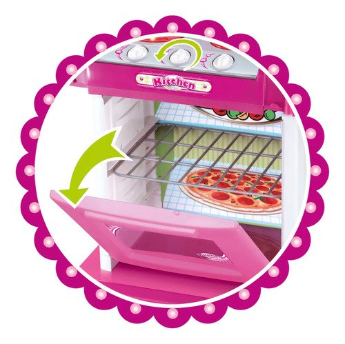 Cozinha De Brinquedo Infantil Completa Princess Replay Kids