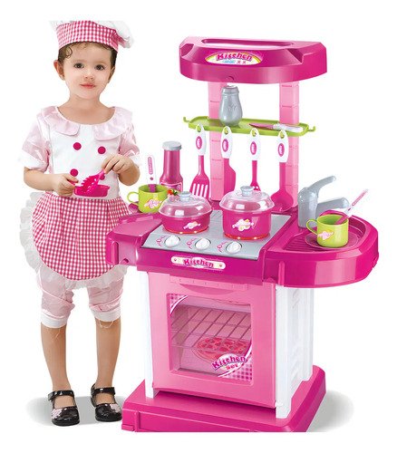 Cozinha De Brinquedo Infantil Completa Princess Replay Kids