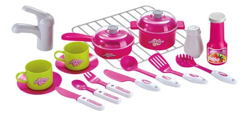 Cozinha De Brinquedo Infantil Completa Princess Replay Kids