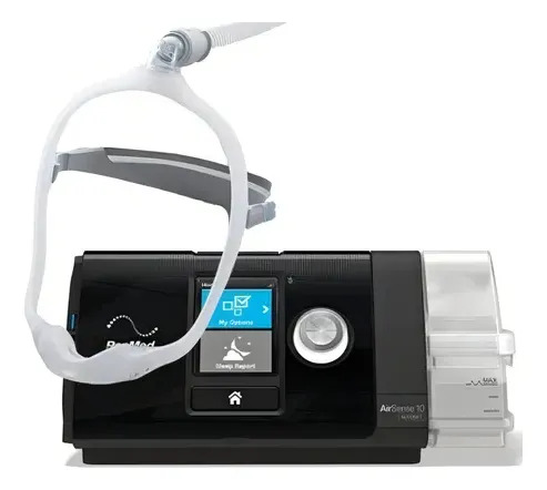 Cpap automatico s10 autoset com umidmascara nasal dreamwear