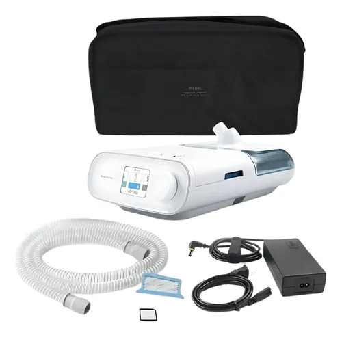 Cpap dreamstation auto com umidificador e modem completo