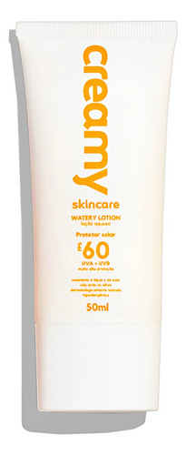Creamy skincare protetor solar 50g fps 60