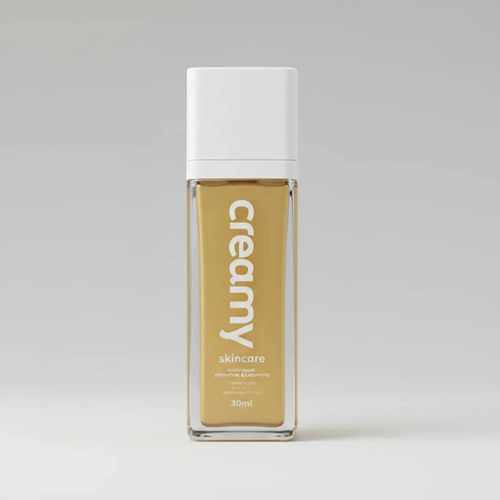 Creamy Skincare Vitamina C Gold 30g | Antioxidante, Clareador e Anti-Aging, Uniformiza o Tom, Ameniza Manchas | Todos os Tipos de Pele, Noite e Dia
